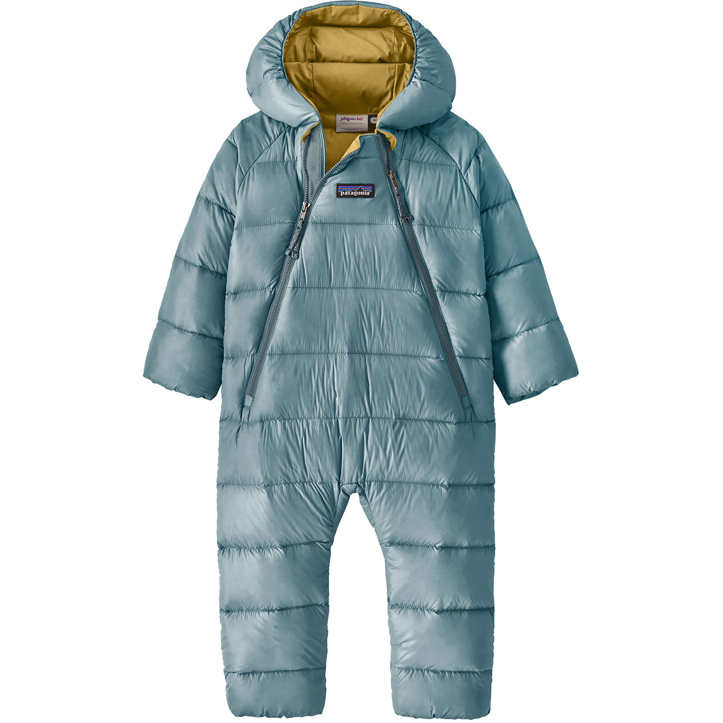 Patagonia Infant Hi-Loft Down Schneeanzug Kinder Overalls blau Größe 53 Lifestyle Isolierend Wasserabweisend