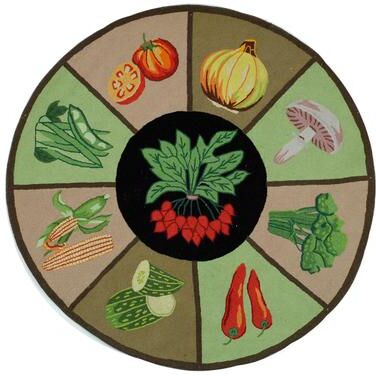 SAFAVIEH Hand-hooked Vintage Poster Daciana Novelty Wool Rug