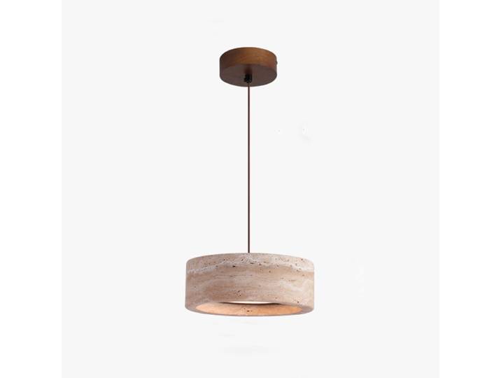 Lampes suspendues LED vintage WECUS, style Wabi Sabi, pour chambre à coucher, chevet, lustres rétro, restaurant, crème, travertin, longs fils suspendus