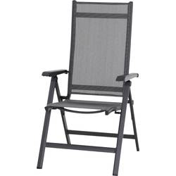 Siena Garden Tesoro M29543 Gartenstuhl Aluminium, Kunststoff Anthrazit (matt), Schwarz, Silber