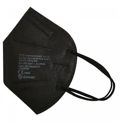 Virshields Gesichtsmaske Schwarz | Abgelaufene Lagerware | Made in EU | VS005