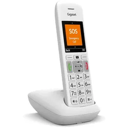 Gigaset E390 Analoges/DECT-Telefon Anrufer-Identifikation Weiß