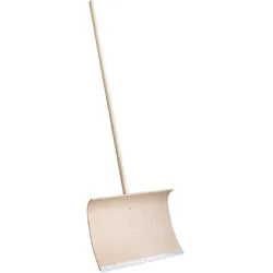 Soennecken, Schneeschaufel, Schneeschieber Holz 50cm Stiel/Stahlkante