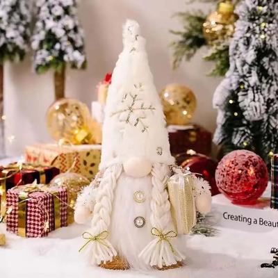 Inspire Essentials Glowing Christmas Gnome LED Plush Doll Cozy Holiday Home Decor Light b
