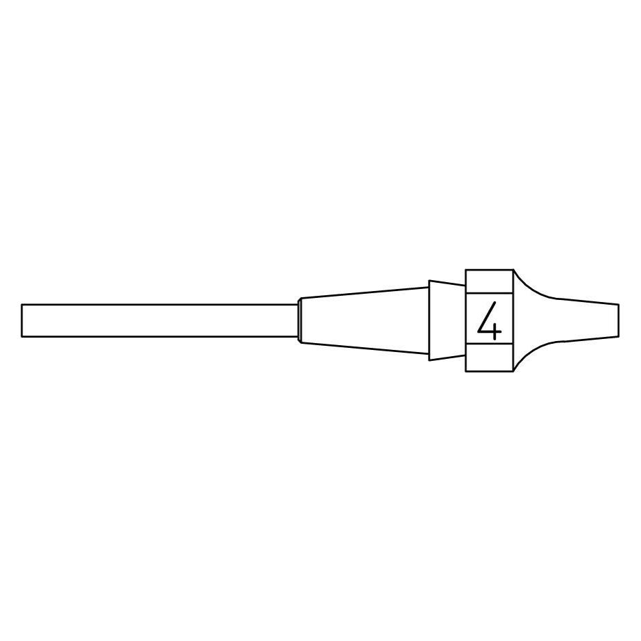 Weller Erem Saugdüse Serie XDS, XDS 4/1,2 mm, 2,5 mm (T0051325399)