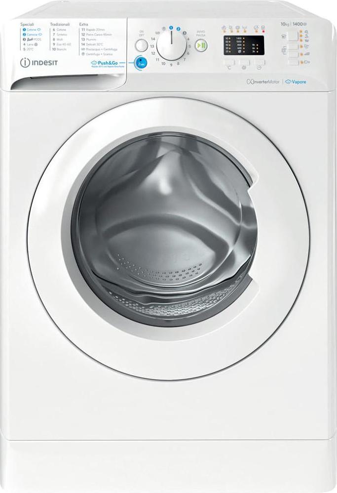 Indesit BWA 101496X WV IT, Frontlader, 10 kg, B, 76 dB, 1351 RPM, A