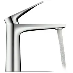 Duravit Tulum Waschtischarmatur TU1020002010 Ausladung 135mm, ohne Zugstangen-Ablaufgarnitur, chrom