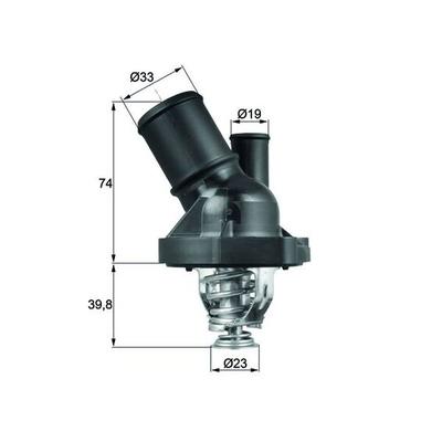 MAHLE Thermostat, Kühlmittel TI 200 82 für Ford MAZDA