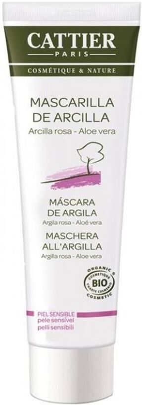 Cattier Pink Clay Facial Mask Sensitive Skin 100 ml