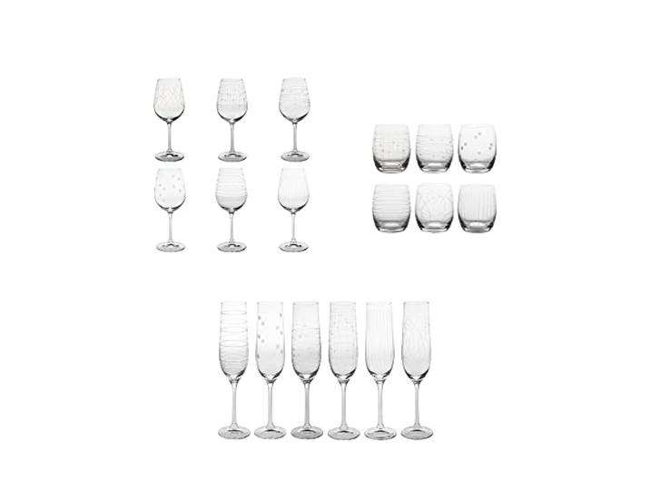 Table Passion - Service de verres 18 pièces Graphik