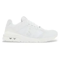 EA7 Unisex. 7X000656_AF13550 Turnschuhe Black&White Evo weiß (46), Wohnung, Schnürsenkel, Lässig, Synthetisch
