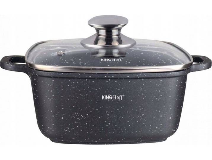 Kinghoff 1602 - Vierkante braadpan - 22 cm - 3.7 liter