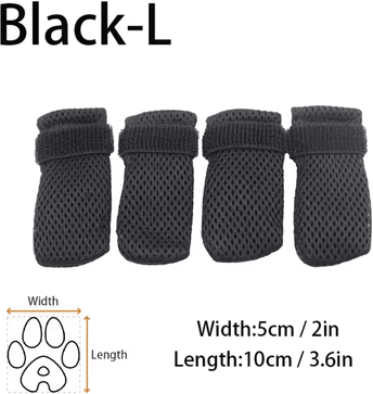 Inspire Curations Soft Silicone Cat Grooming Boots For Bathing, Nail Trimming And Pet Paw Protection black L