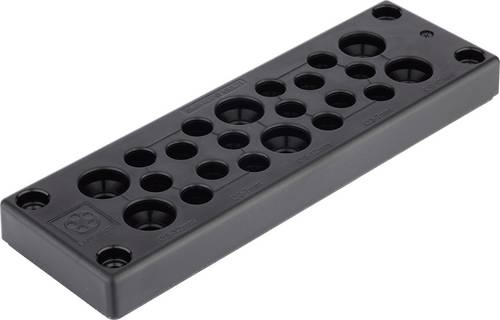 LAPP SKINTOP MULTI Version 1 Mehrfachkabeldurchführungsplatte Klemm-Ø (max.) 16mm Plattenstärke (max.) 14mm Polycarbonat 1St.