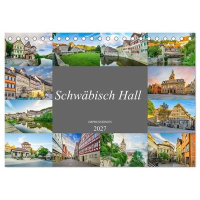Schwäbisch Hall Impressionen (Tischkalender 2027 DIN A5 quer), CALVENDO Monatskalender
