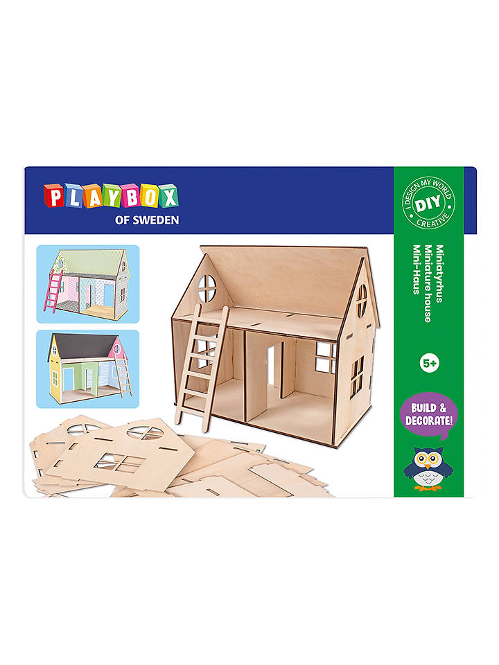Playbox Mini-Haus zum Basteln - ab 5 Jahren - onesize