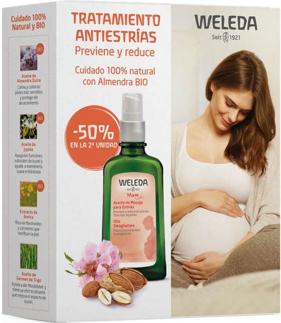 Weleda Mum Aceite de Masaje para Estrías 2x100ml