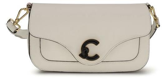 Coccinelle C-Me Medium Kalbsleder perlweiß C-Verschluss