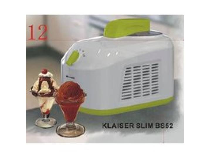 KLAISER SLIM BS52 TURBINE A GLACES PROFESSIONNELLE AVEC LIVRE DE 62 RECETTES