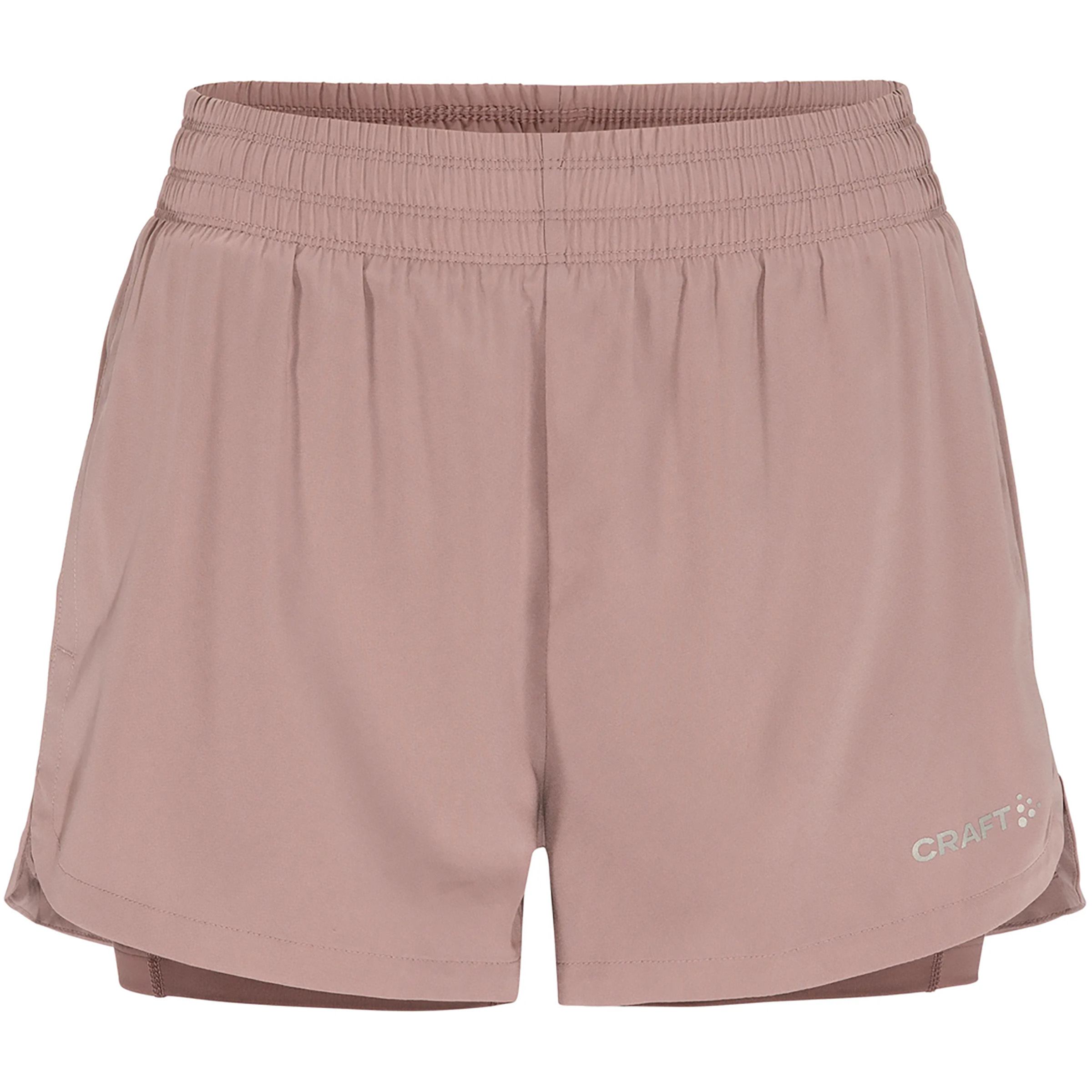 Craft Adv Essence 2-in-1 Damen Laufhose rosa Größe XS Laufen | Trailrunning | Training & Fitness Elastisch