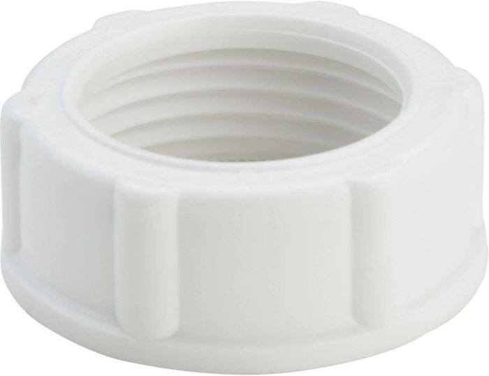 Viega Überwurfmutter 117054 G 2 x 50 mm, Kunststoff weiß