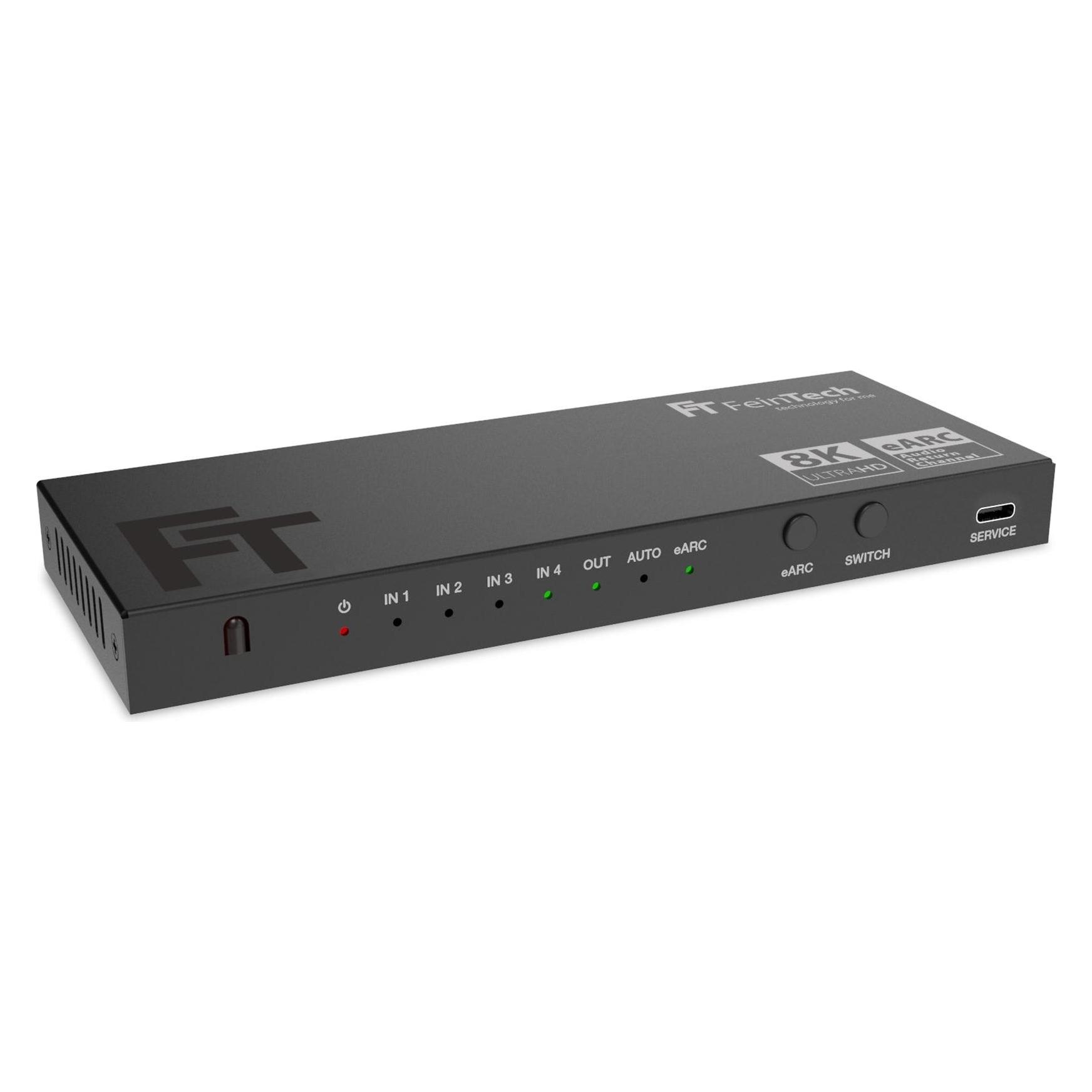 FeinTech AX340 HDMI 2.1 Audio Extractor 4 In 1 Out + eARC-Soundbar | eARC-TV (60979522)