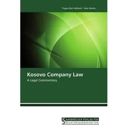 Kosovo Company Law, Fachbücher von Visar Hoxha, Trygve Ben Holland