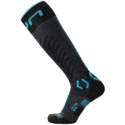 UYN One Merino Skisocken Herren anthracite/turquoise 45-47