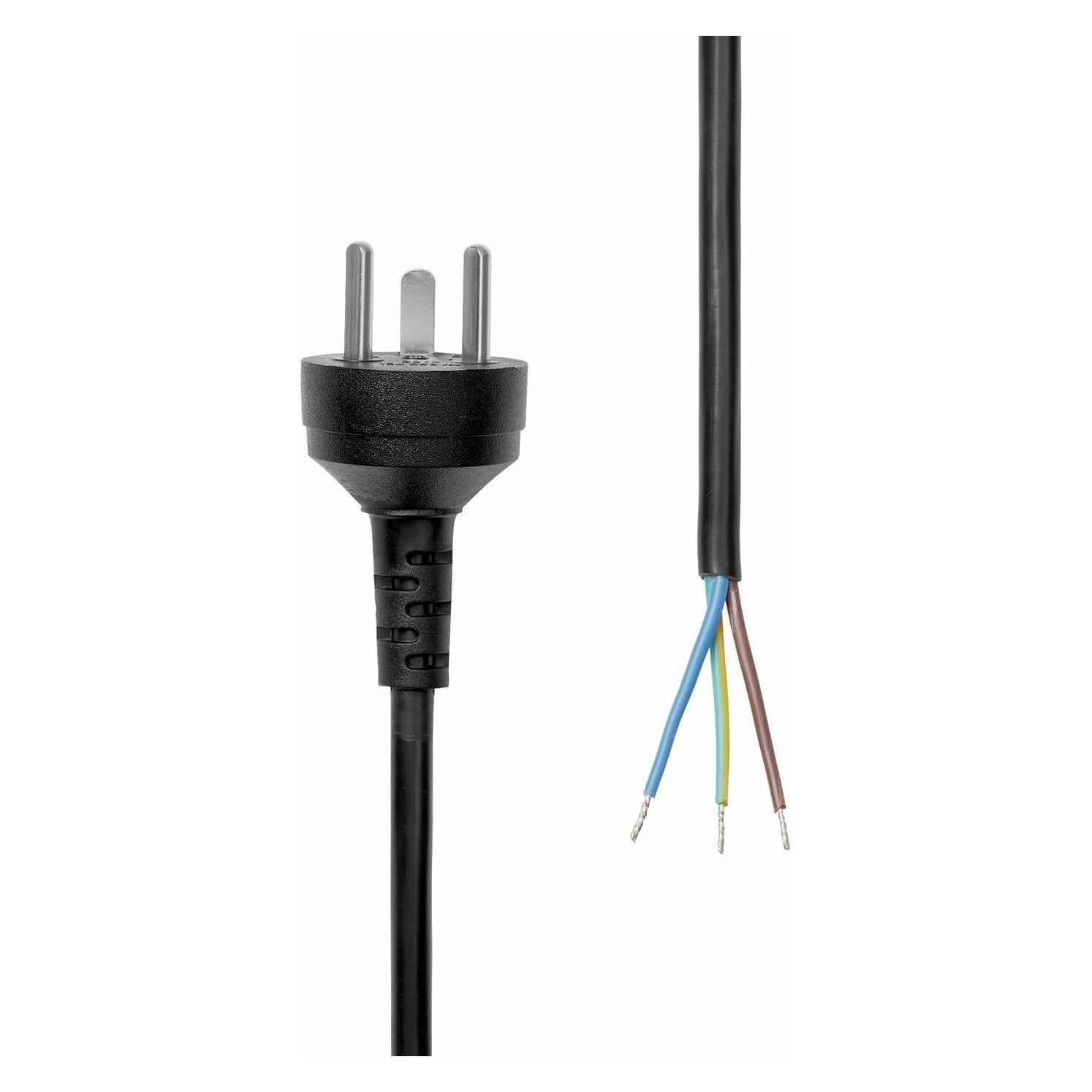 ProXtend Power Cord Denmark EDB to Open End 2M Black (2 m) (PC-KITOE-002-M)