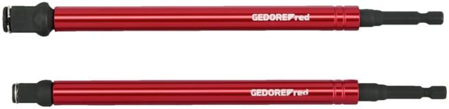 Gedore Jeu de porte-embouts 2 pièces 200 mm avec manchon à rotation rapide ; Gedore Red (3301915)
