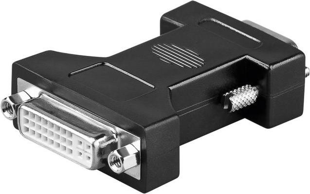 MicroConnect MONBG HD15 naar DVI-I 24+5 pin adapter, zwart