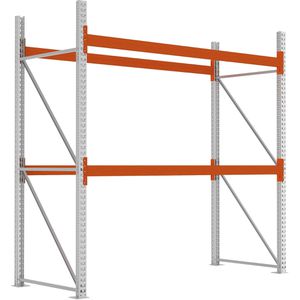 META Palettenregal 20093223 Multipal, für 9 Paletten, 3 Ebenen, 2340kg Fachlast, 2,7 x 2,7m