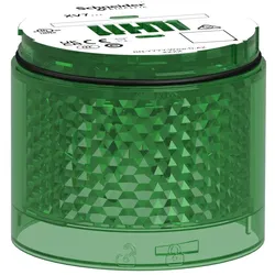 Schneider Electric XVB7C53 Leuchtelement, Harmony XVB7, modular, 70mm, grün, 24V ACDC, Blinklicht, energieeffiziente LED