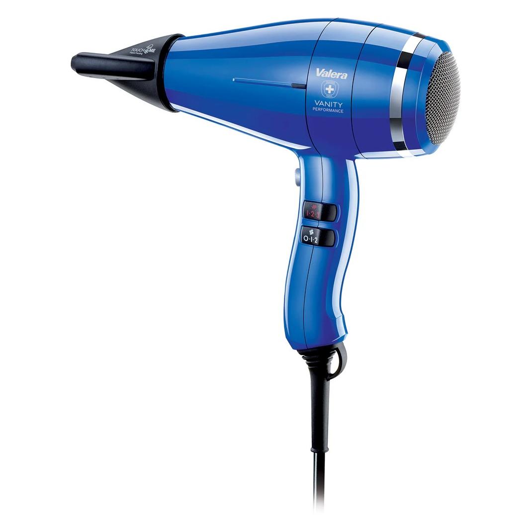 Valera VANITY VA8612RCRB - Ultrastille fhn - Krachtige AC motor 2400W - Swiss made - Blauw (2400 W) (VA 8612 RC)
