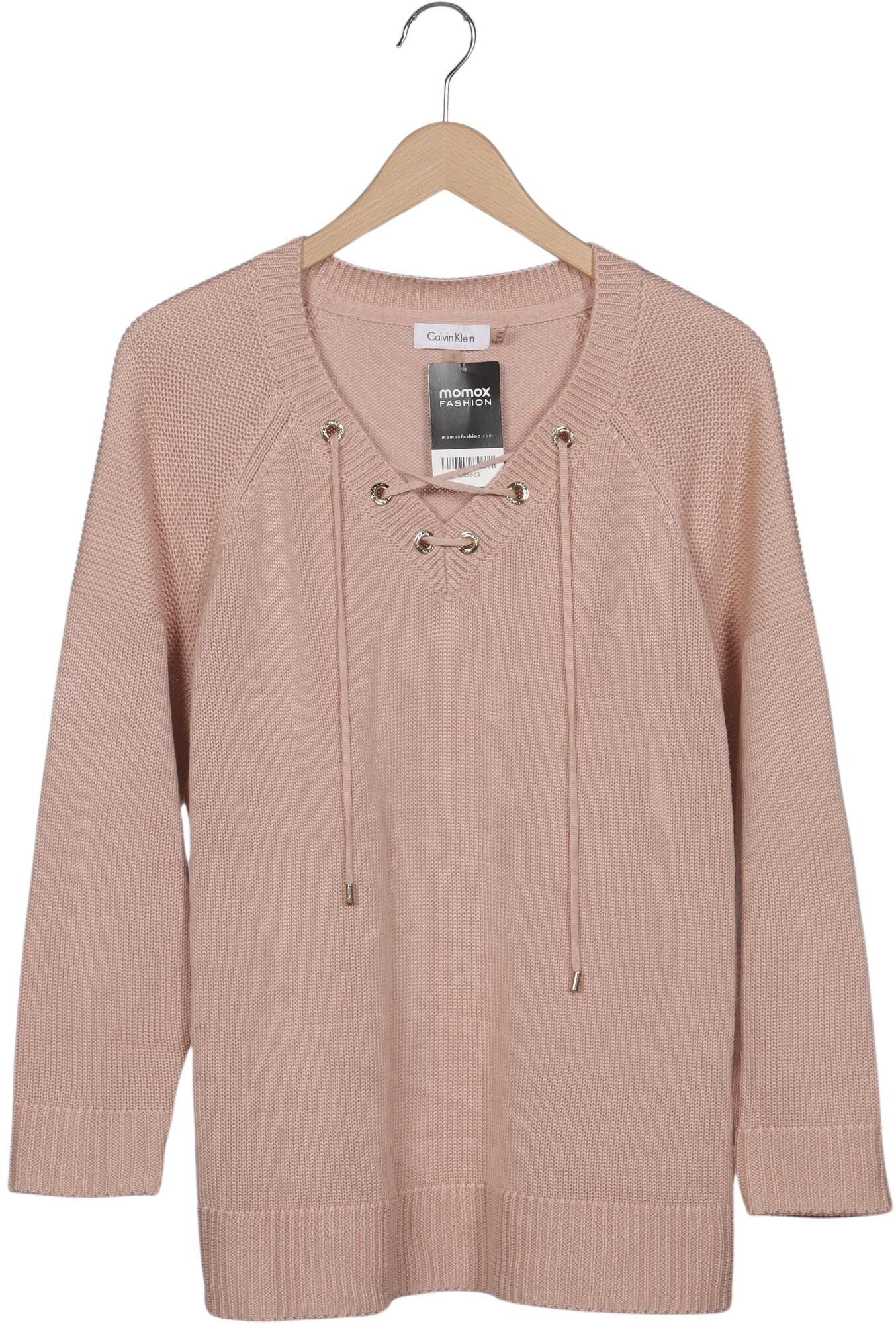 Calvin Klein Damen Pullover, Pink, Gr. XL, Synthetik - Second Hand