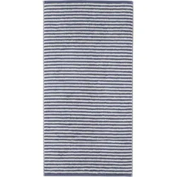 Handtuch CAMPUS Ringel (BL 50x100 cm) - blau - BL 50x100 cm