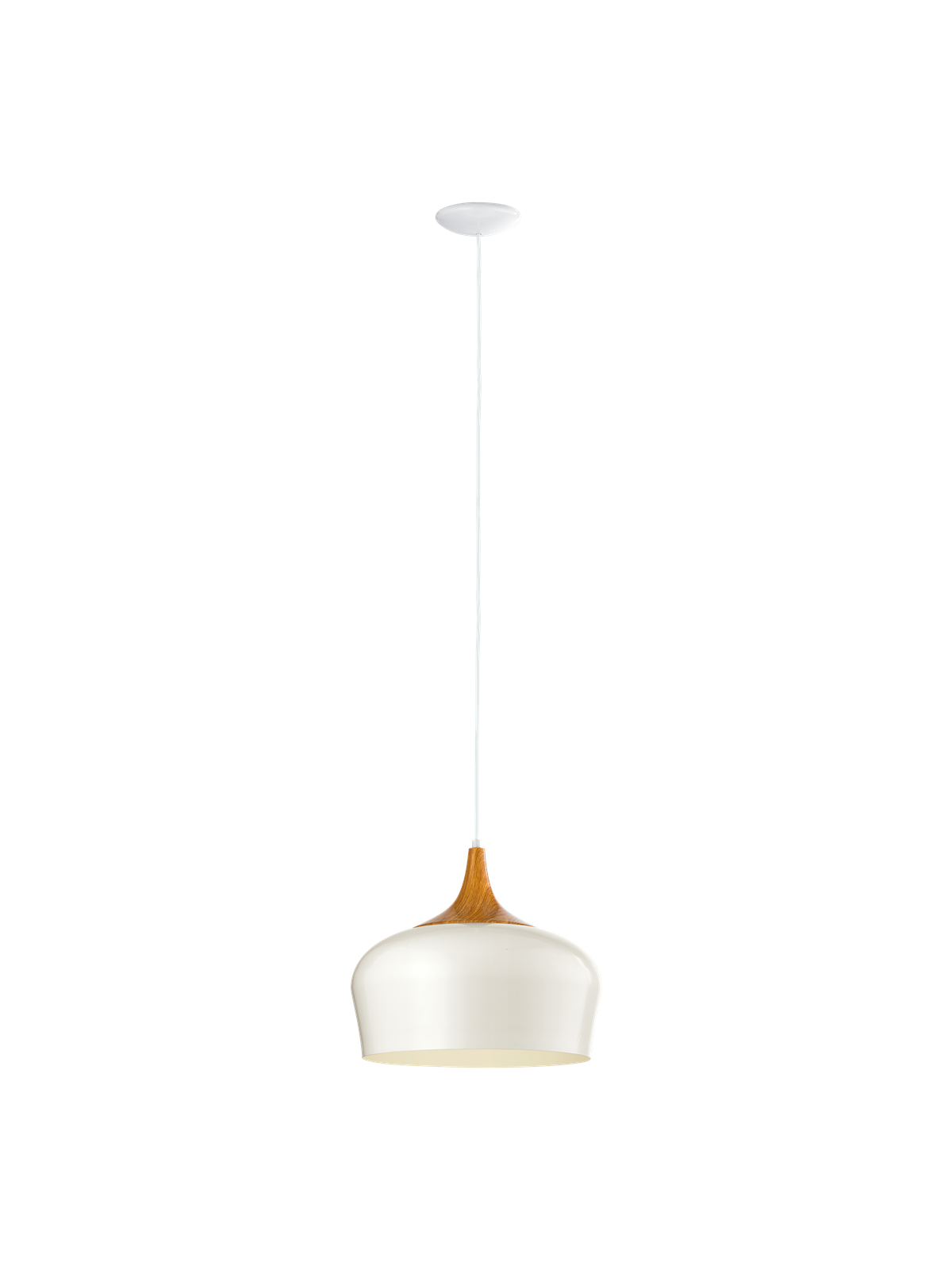 EGLO OBREGON Hängeleuchte, creme, eiche