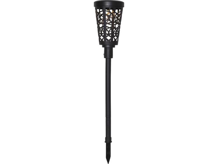 LED Solarleuchte Solar-Wegleuchte Sinnia , schwarz, B:13,5cm H:62cm L:13,5cm T:13,5cm Ø:13,5cm, PARFORCE TRADITIONAL HUNTING, Leuchten, LED Solarleuchte, stimmungsvolles Lichtmuster, Dämmerungssensor