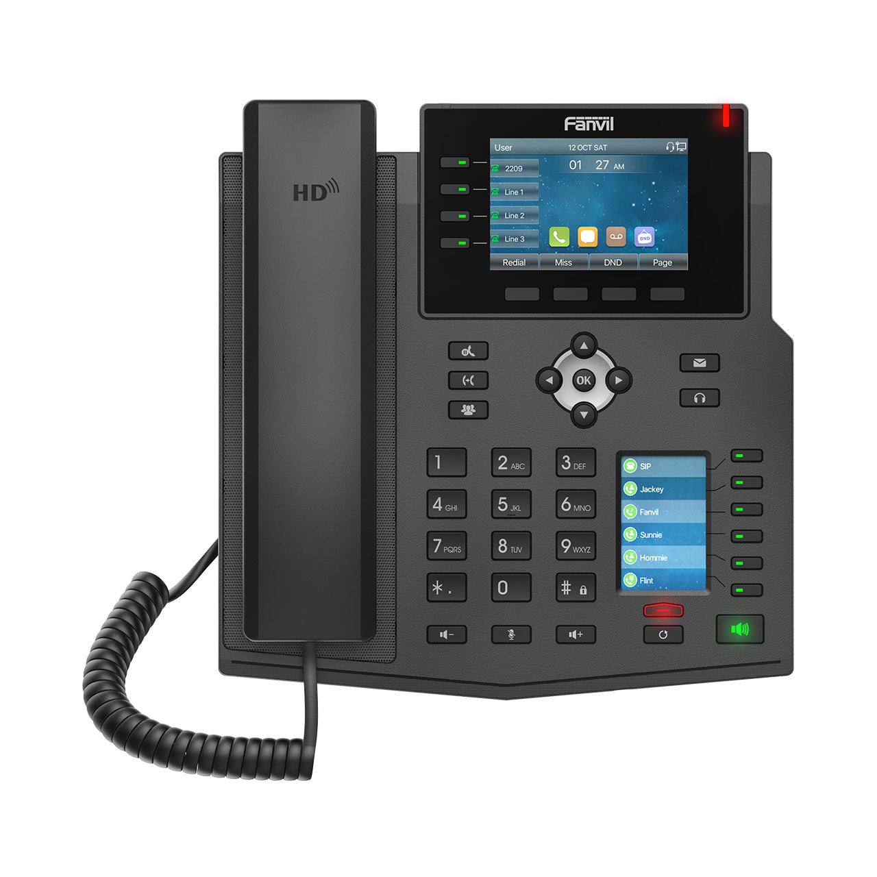 Fanvil IP Telefon X5U schwarz V2