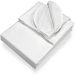 SETEX Molton-/Frottee-Matratzenauflage 90x200 cm wasserdicht, weiss