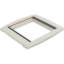 MPK VisionStar Innenrahmen Doppelplissee für Dachhauben 40 x 40 cm ohne LED cremeweiß