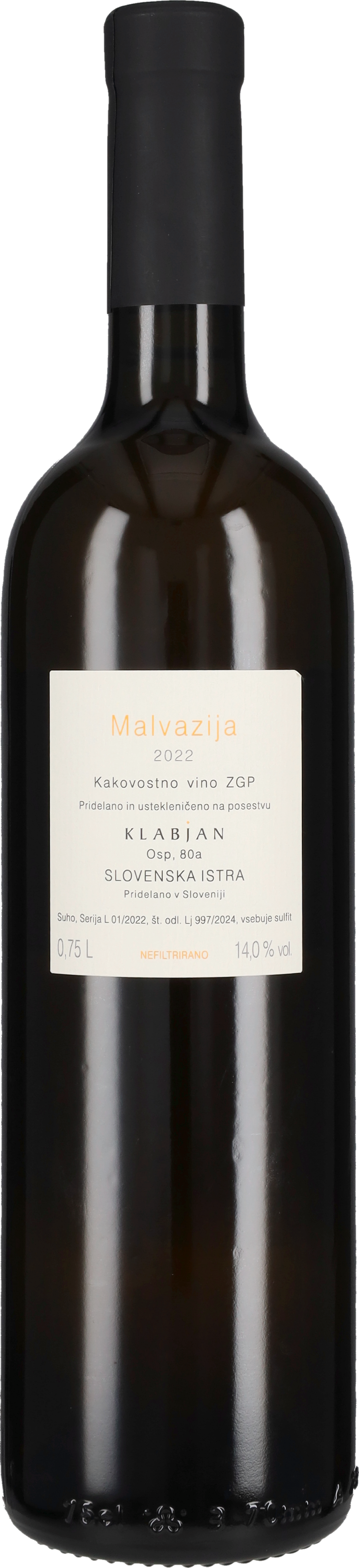 Malvasia 'White Label' Klabjan 2022