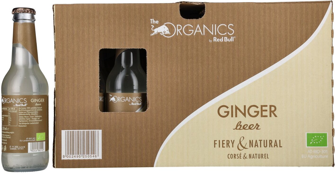 Red Bull Organics by Red Bull GINGER Beer 24x0,25l