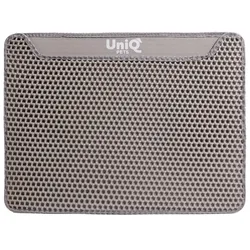 UNIQ PETS Zweilagige Katzentoilettenunterlage, grau, 30x45cm