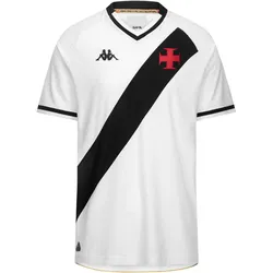 Kappa, Herren, Fussballtrikot, Vasco da Gama Auswärts-Trikot 2025/26 (3XL), Weiss, Schwarz