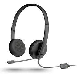 Mixx Stereo Headset H1A (Kabelgebunden), Office Headset, Schwarz