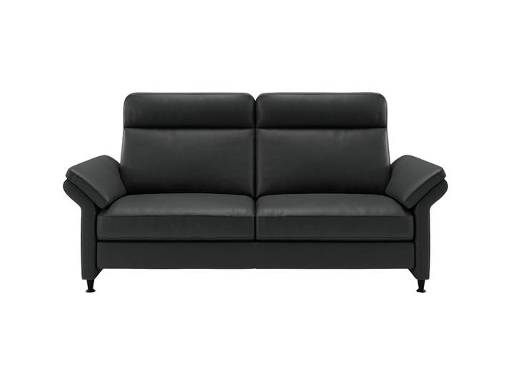 Sofa Albula Echtleder Schwarz B 196 T 89 cm - Möbel Konfigurator: Traummöbel individuell zusammenstellen