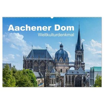 Aachener Dom - Weltkulturdenkmal (Wandkalender 2027 DIN A2 quer), CALVENDO Monatskalender