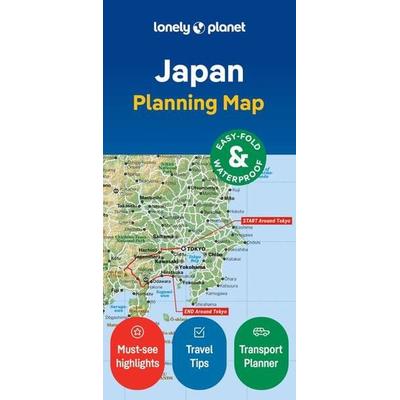 Lonely Planet Japan Planning Map, Karte von , Lonely Planet, 978-1-78701-587-6