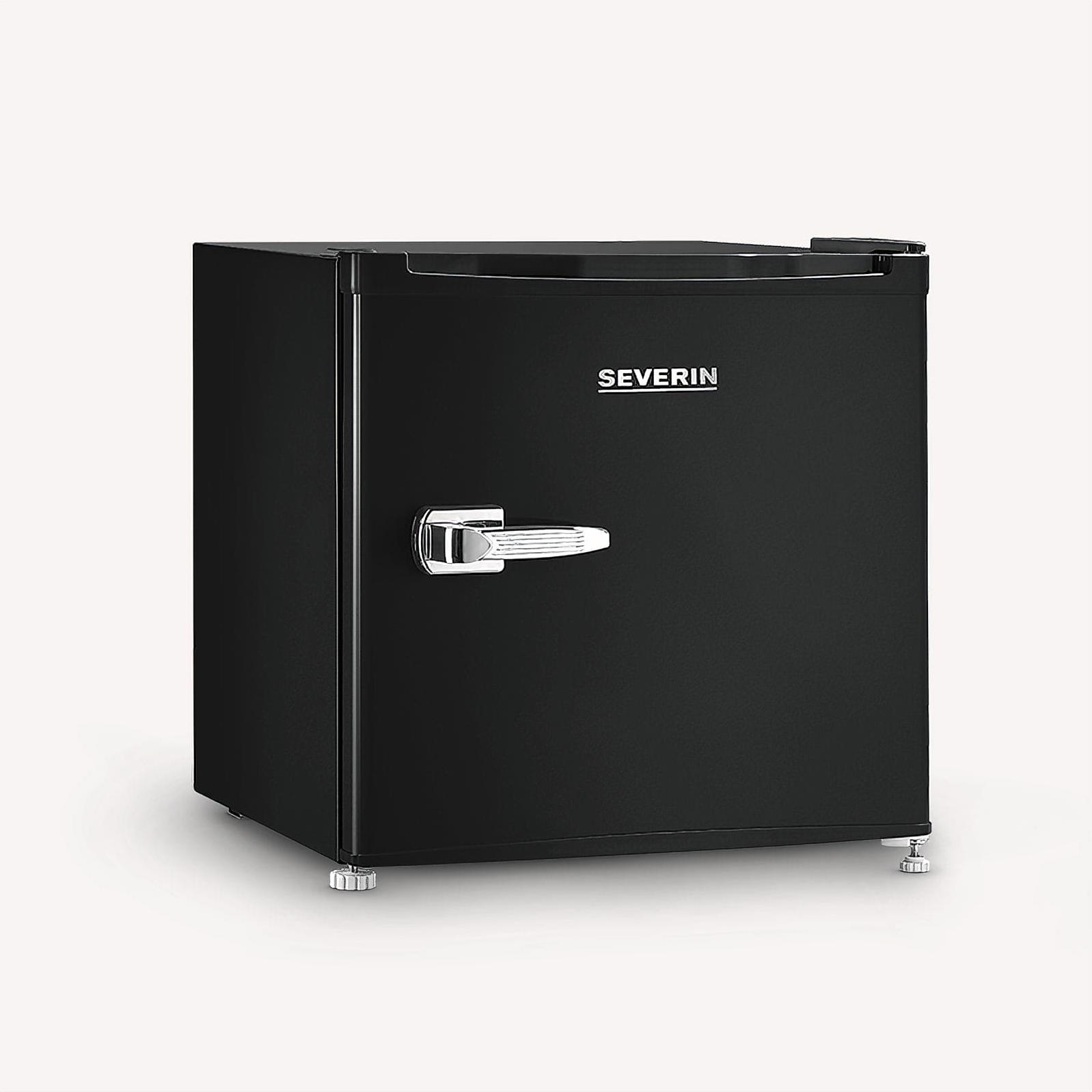 SEVERIN Retro Mini Kühl-/Gefrierbox (Schwarz) GB 8880 aus Kunststoff, schwarz Kühlbox Minikühlschrank